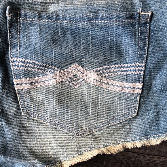 Faded Denim Shorts - Picture 3 of 4